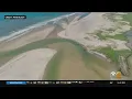 Inlet breach created by Superstorm Sandy is closing