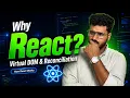 Why React How React Works Virtual DOM Reconciliation Explained React js Tutorial