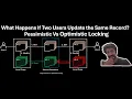 What Happens If Two Users Update the Same Record Pessimistic Vs Optimistic Locking