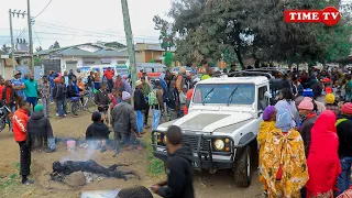 tazama mwizi alivyochomwa moto mkoani arusha na wananchi