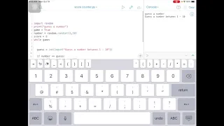 Python Score Counter
