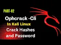 Ophcrack Cli Password cracker The AB
