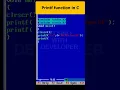 Basic Output Function - printf in C Part 146 C Programming