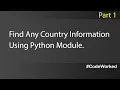 Find Any Country Details Using Python Geo Lookup in Python