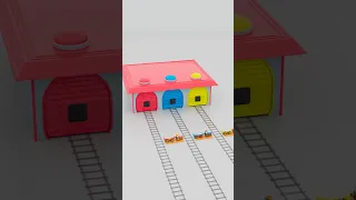 قطار ألعاب مجنون ونقل كرات باللون الأسود    قطار ألعاب  أغاني القطارات دندنها