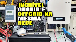 OnGrid injetando no OffGrid com Microredes e Acoplamento AC