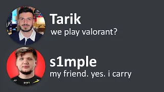 I forced this CSGO Pro to play Valorant with me...
