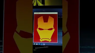 Ironman Mask using python turtle graphics
