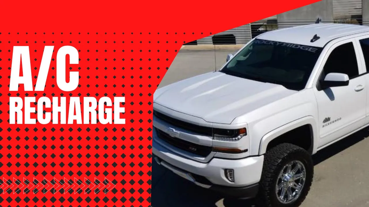 How to Recharge the AC in a 2017 Chevy Silverado: #ac #recharge #silverado