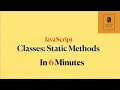 JavaScript Classes Static Methods