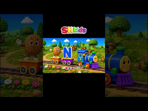 ABC Train | A is for Ant, B is for Banana | Alphabet Song for Kids | SH kids | MNO