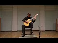 Villa - Lobos: Etude No 1 played live in good TEMPO