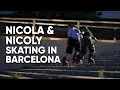 Nicola Torelli Nicoly Machado Skating in Barcelona Impressions of the NEXT 2 0 PDS