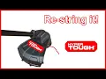 How to RE-STRING Hyper Tough 20V string trimmer