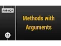 Learn Object Oriented PHP - Methods with Arguments Training