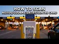 How to scan RFID Global Entry card at land crossing