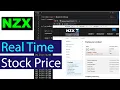Scraping Real Time Price from New Zealand Exchange using Python Beautiful Soup Requests nzx com