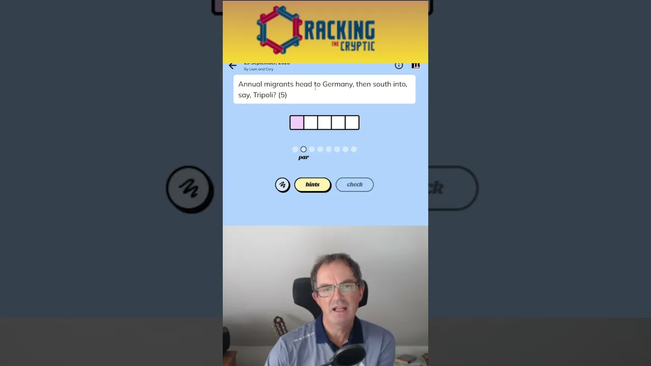 MinuteCryptic in a Minute - 29 September 2026 - BRILLIANT!
