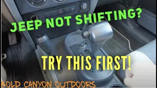 Wrangler Won t Shift Automatic Transmission Cable Linkage Bushing Fix for Jeep JK JKU - EASY