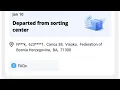 Departed From Sorting Center Meaning On AliExpress
