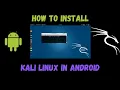 How To Install Kali Linux In Android 100 Working Let s Exploit