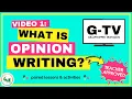 What is Opinion Writing For Kids 1 4th grade