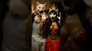 القط مياو خان مراته الغلبانة مع رقاصة والنهاية كانت صادمة جد ا Shorts Ai Cat  القط مياو خان مراته الغلبانة مع رقاصة والنهاية كانت صادمة جد ا Shorts Ai Cat