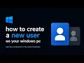 How to Create a New User Account in Windows 11 Separate Users on One PC