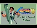 KOF 98  Kim Combos Haki Kyaku Cancel | NEO GEO The King Of Fighters 98