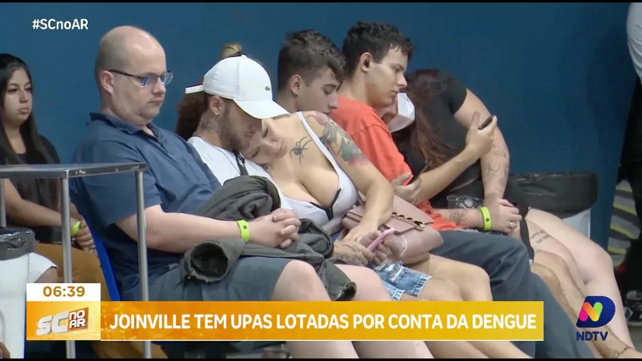 UPAs de Joinville lotadas por conta do aumento de casos de dengue