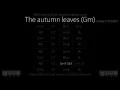 Download Lagu The Autumn leaves / Les feuilles mortes -  Gm (130bpm) - Backing Track