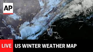 LIVE US winter weather map