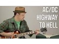 Lagu AC/DC Highway to Hell Electric Guitar Lesson + Tutorial
