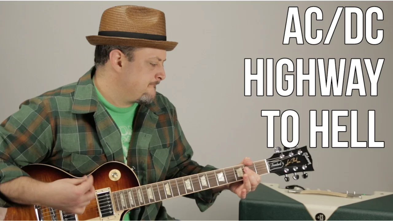 AC/DC Highway to Hell Electric Guitar Lesson + Tutorial AC/DC Highway to Hell Electric Guitar Lesson + Tutorial