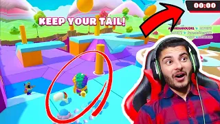 ZERO SECOND LEFT AND I HAVE TAIL, CAN I WIN? | FALL GUYS FUNNY MOMENTS
