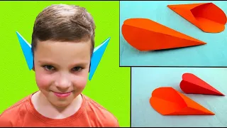 Paper elf ears Origami