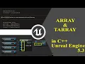 6 Arrays and TArray Introduction to C Unreal 5 3 C