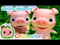 Lagu Petualangan Tiga Babi Kecil | CoComelon Bahasa Indonesia - Lagu Anak Anak | Nursery Rhymes