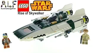 LEGO Star Wars 75248 Resistance A-Wing Starfighter - Lego Speed Build Review