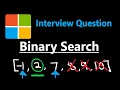 Binary Search - Leetcode 704