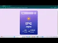 Build a simple Weather app Using HTML CSS Javascript