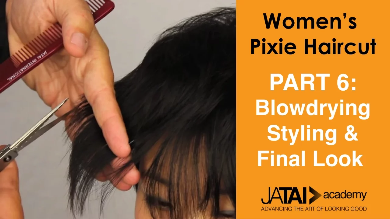 Pixie Haircut for Women - Detailing and Final Look Part 6