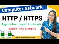 CN 28 HTTP HTTPS Application Layer Protocols Examples
