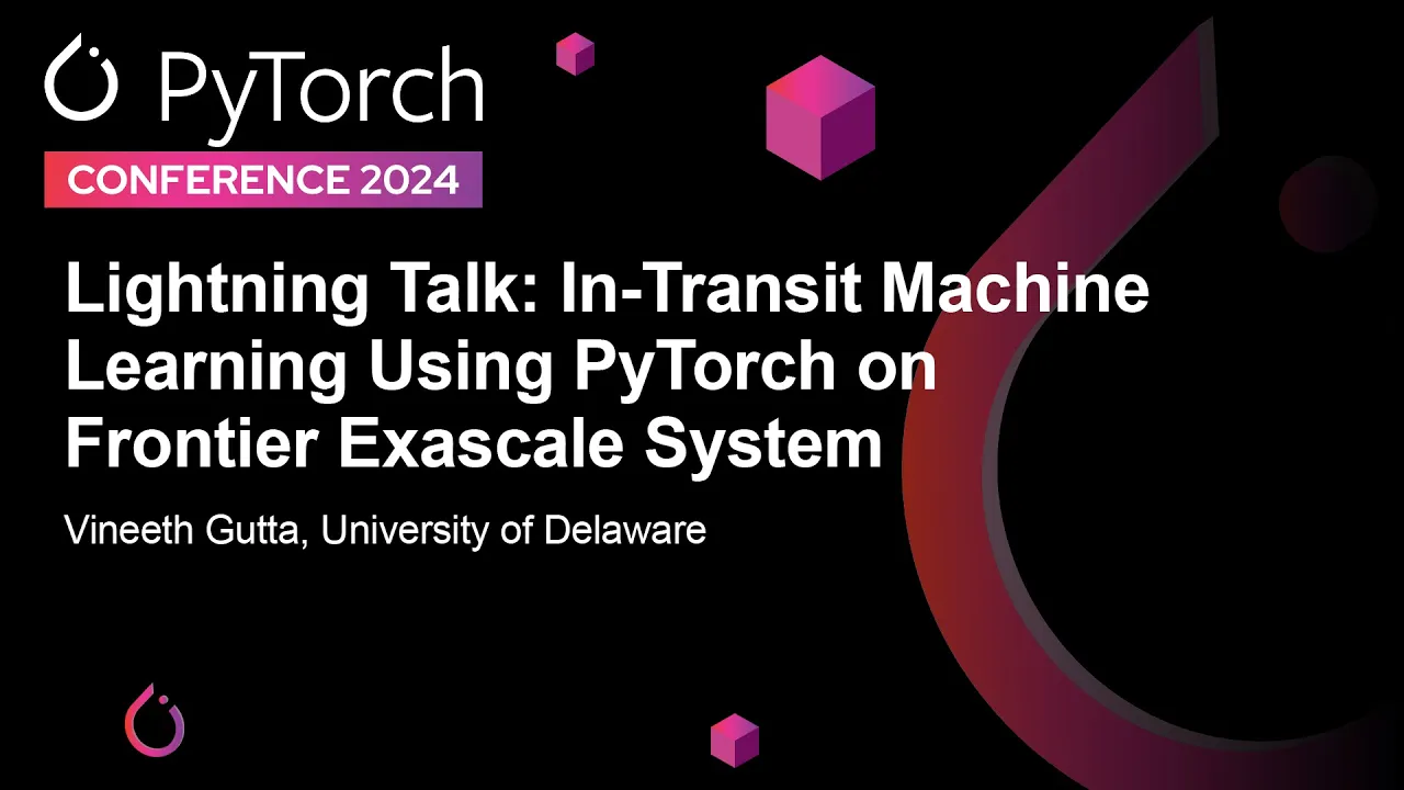 Image from In-Transit Machine Learning Using PyTorch on Frontier Exascale System