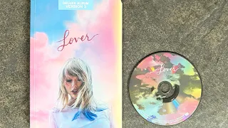 taylor swift lover deluxe version 3 cd unboxing