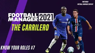 football manager 2021 positional roles the carrilero 