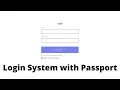 Login System with Passport