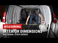 GMC Savana Chevrolet Express Cargo Van Interior Measurements