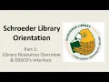 Library Orientation Part 1 Library Resources Advanced Searching Databases