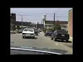 Roanoke Rapids NC April 1990 - Drive through uptown areas